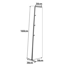 【急募・10/31まで】山崎実業 スリムハンガーラックの画像