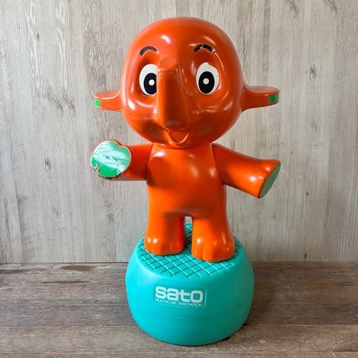 ①等身大 サトちゃん人形 置物 高さ約95cm コレクション SATO製薬 サト