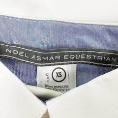 【未使用】NOEL ASMAR EQUESTRIAN ノエルアスマール 長袖 ライディングシャツ ロングスリーブ XS ホワイト AE1635 レディース 乗馬の画像