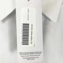 【未使用】NOEL ASMAR EQUESTRIAN ノエルアスマール 長袖 ライディングシャツ ロングスリーブ XS ホワイト AE1635 レディース 乗馬の画像