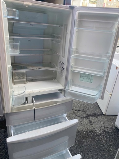 NO B611?福岡市内配送設置無料✨?パナソニック Panasonic 冷蔵庫（451L フレンチドア）クリアグレー NR-FTF4