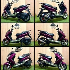 【動画あり】★ヤマハ マジェスティS★ 実動 人気車種 SG28J型 FI インジェクション 水冷 4サイクル PCX シグナス スポーツスクーター 松本市の画像