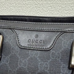 GUCCI ブラック トートバッグの画像