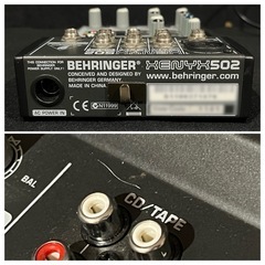 中古 BEHRINGER XENYX502の画像