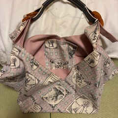 ハンドメイドのかぼちゃ型バッグの画像