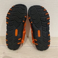 キッズ用　オレンジ　サンダル　20cmの画像