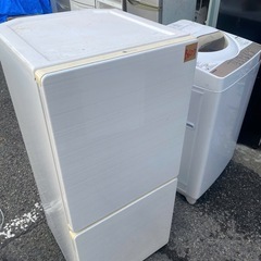 NO B607🌈福岡市内配送設置無料✨🌈ユーイング U-ING 冷蔵庫 （110L・右開き） 2ドア スターリングホワイト UR-F110H-Wの画像