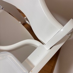 (お譲り先決定)KATOJI ベビーチェア　ホワイト の画像