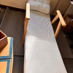 ソファベッド　折りたたみソファ　一人掛けソファの画像