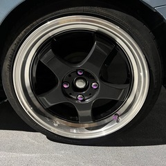 【取引中】ステルスレーシング 16インチ ホイール タイヤオマケの画像