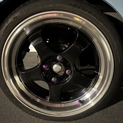 【取引中】ステルスレーシング 16インチ ホイール タイヤオマケの画像