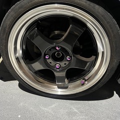【取引中】ステルスレーシング 16インチ ホイール タイヤオマケの画像