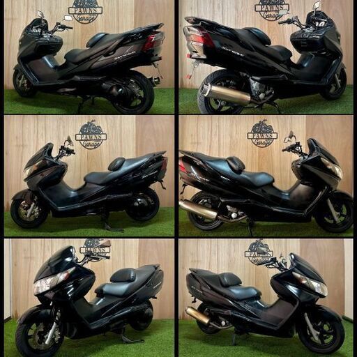 【動画あり】★スズキ スカイウェイブ250★ 実動 CJ43A型 FI インジェクション 水冷 4サイクル マジェスティ ビックスクーター 松本市