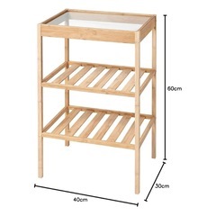 NESNA ネスナ サイドテーブル - 竹 40x30 cm 405.432.03 IKEAの画像
