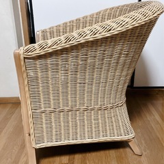 【募集終了】藤ソファー（ラタンソファー）2脚の画像