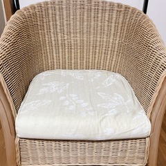 【募集終了】藤ソファー（ラタンソファー）2脚の画像