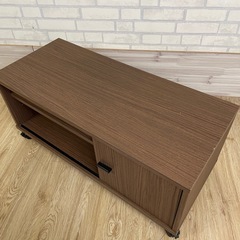 テレビボード　木目調　ブラウンの画像