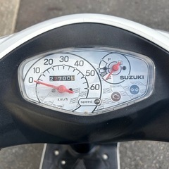 SUZUKI アドレスv50 原付　4スト　FI車　DIO JOG ZZ ZR ZX Z4 管理番号①⑤③の画像