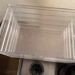 【6500円相当】無印　重なるアクリルケース　2点セットの画像