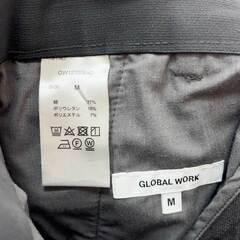 GLOBAL WORK グローバルワーク モーションテックテーパード パンツ ストレッチ M グレー GW121208AD メンズの画像