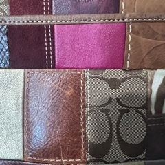 COACHのパッチワークバッグの画像