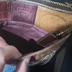 COACHのパッチワークバッグの画像