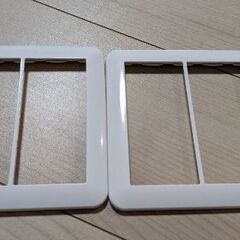 ☆セット取引希望☆Panasonicコスモシリーズワイド21　コンセント・スイッチプレート（ラウンド、ホワイト）の画像