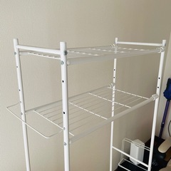 洗濯機上の収納の画像