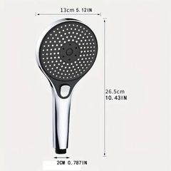 【新品】13cm高水圧3機能シャワーヘッド①の画像