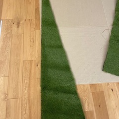 人工芝　切れ端の画像