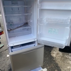 NO B610🌈福岡市内配送設置無料✨🌈シャープ SHARP 冷蔵庫 （350L・どっちもドア） 3ドア ゴールド系 SJ-W352B-Nの画像