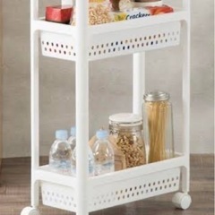 スリムワゴン　隙間収納　3段　
ラック　棚　収納　キッチン　トイレ　ランドリー　の画像