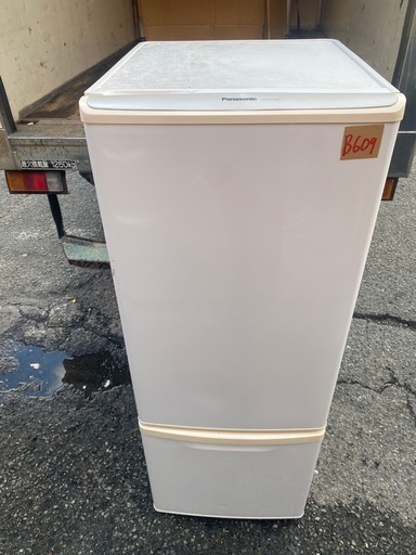 NO B609🌈福岡市内配送設置無料✨🌈パナソニック Panasonic 冷蔵庫（168L・右開き） ホワイト NR-B174W-W
