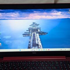 🎃NEC🌟Lavie🌟NS300MAR🌟ﾒﾓﾘ12GB🌟高性能赤🌟SSD🌟WIN11🌟Office2021の画像