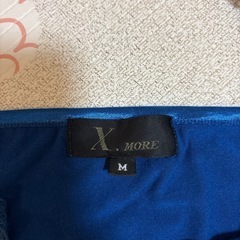 X. MORE 青いキャミソール Mサイズの画像