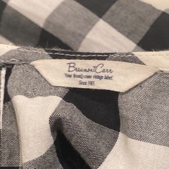 チェック柄トップス　Lの画像