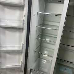 AQUA 2ドア冷蔵庫 AQR-SBS45J 2021年製 449L 観音開きの画像