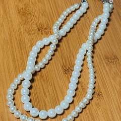 パールネックレス、アクセサリー3点セットの画像