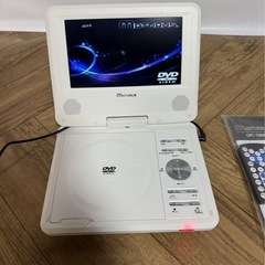 ◆MATURUS◆ポータブルDVDプレーヤー◆7インチ◆マトュルス◆CPT-790W◆取説・リモコン付きの画像
