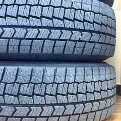 ア) バリ山 DUNLOP WINTER MAXX WM02 ダンロップ ウインターマックス ダブルエムゼロツー 215/60R17 96Q スタッドレスタイヤ 4本 冬タイヤの画像