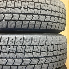ア) バリ山 DUNLOP WINTER MAXX WM02 ダンロップ ウインターマックス ダブルエムゼロツー 215/60R17 96Q スタッドレスタイヤ 4本 冬タイヤの画像