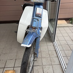 スーパーカブ70 スタッドレス、スパイクタイヤ付きの画像