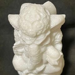 ガネーシャ様　アラバスター　パワーストーン　オブジェの画像