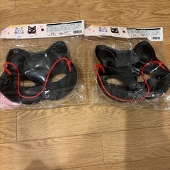 猫半面♡お面♡夏祭りや浴衣にもの画像