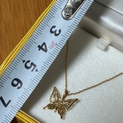 K.uno 蝶モチーフ ネックレス K18の画像