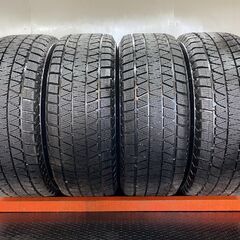 タイヤ走行短め【BS DM-V3 265/60R18】スタッドレス【EUROBAHN 18インチ 7.5J5HPCD130+43】21年 ベンツ純正キャップ Gクラス等　(STF043MY)の画像