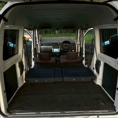 フル装備お買い得車☆AT車！月々8千円〜分割可‼️大人気の軽ハコバン入りました！車検2年付き‼️【名義変更代込み】車内広い！人気のホンダ バモス ホビオ☆集中ドアロック☆HDDナビ付き☆走行中DVD見れます☆ETC付き☆バックカメラ付き☆両側スライドドア☆ドラレコ付き！☆そのまま乗って帰れます‼️の画像