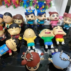 決まりました。クレヨンしんちゃん19個　ガチャガチャなどの画像