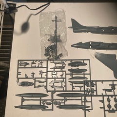 マクドネル・ダグラス　AV-8B　ハリアーⅡ　作りかけ　取説なしの画像