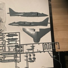 マクドネル・ダグラス　AV-8B　ハリアーⅡ　作りかけ　取説なしの画像